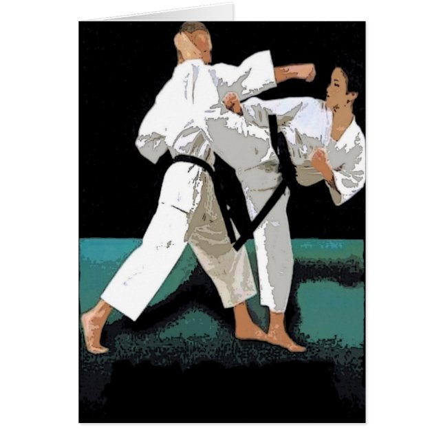 Cartão Artes marciais (Frente)