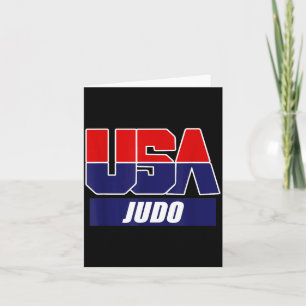 Cartão Artes Marciais de Judo 2024 Equipe EUA