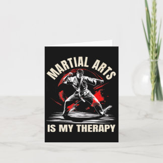 Cartão Artes Marciais É Minha Terapia - Karato4