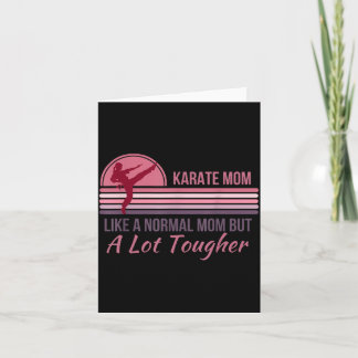 Cartão Artes Marciais Kenpo Taekwondo Caratê Mãe Engraçad