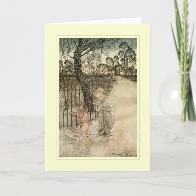 Cartão Arthur Rackham (Frente)