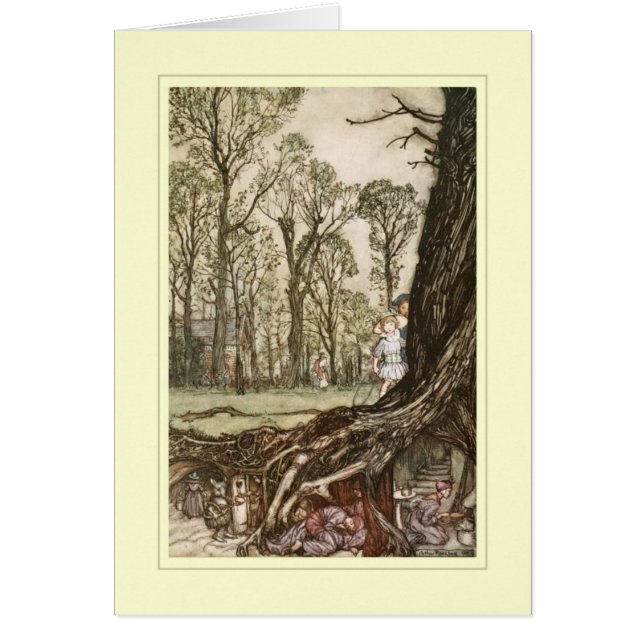 Cartão Arthur Rackham (Frente)