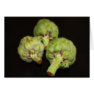 Cartão Artichokes por Cynthia Wenslow