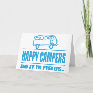 Cartão Artigos do presente para o campista inspirado
