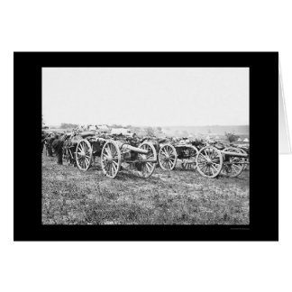 Cartão Artilharia em Richmond, VA 1862