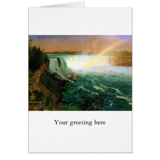 Cartão Artista Albert Bierstadt da arte da pintura de