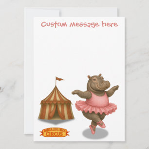 Cartão artista de circo Helene