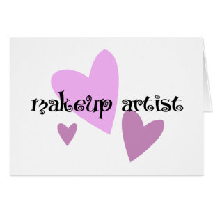 Cartão Artista de maquiagem