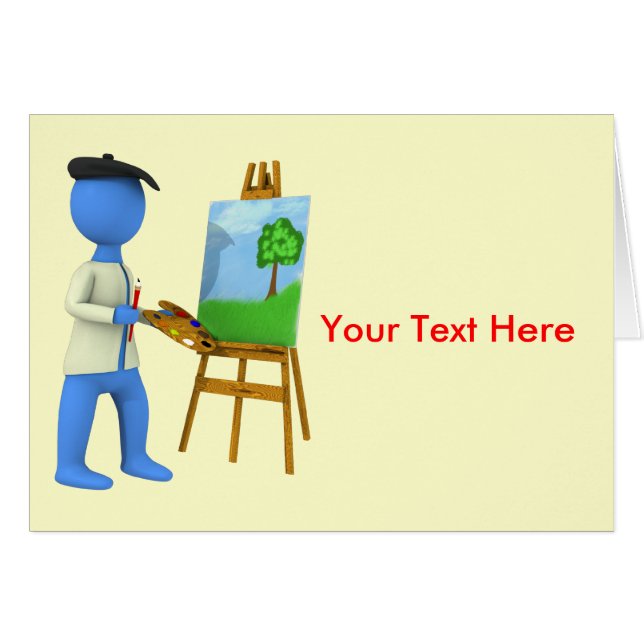 Cartão Artista e armação (Frente Horizontal)