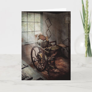 Cartão Artista Gráfico - A humilde impressão