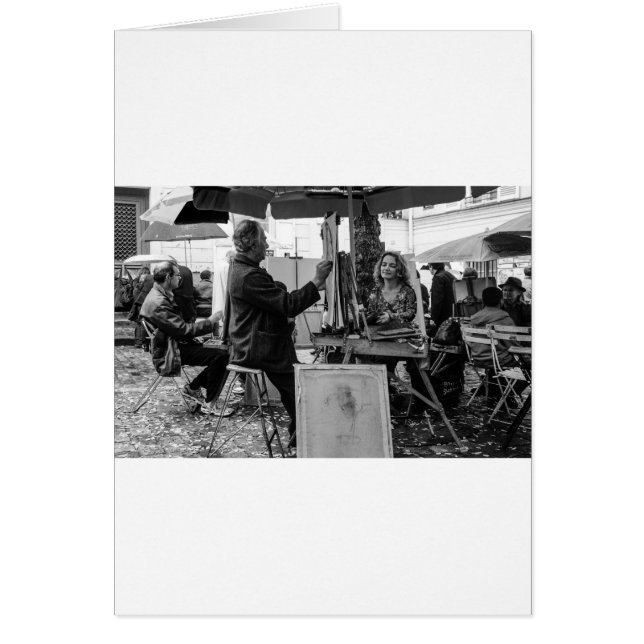 Cartão artista montmartre (Frente)