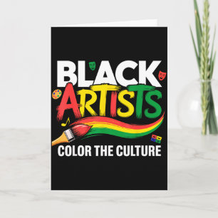 Cartão Artista Negro Colorir A Cultura Mês Da História Ne