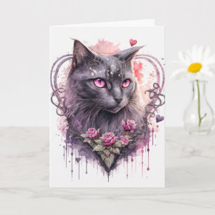 Cartão Artística - Gatinhos Majestosos