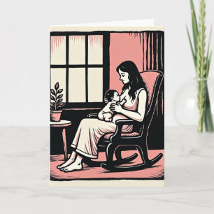 Cartão Artístico Cena da Mãe Amorosa