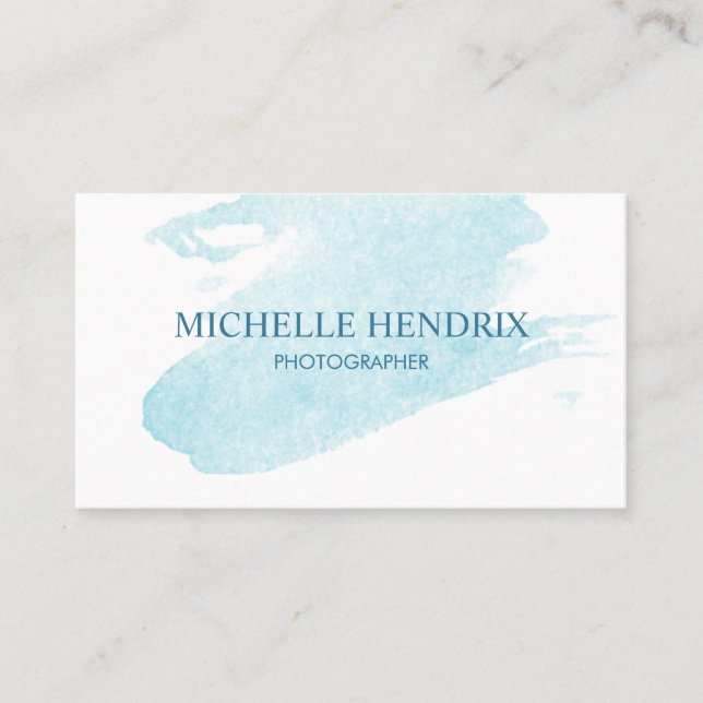 Cartão artístico do desenhista de Turquise da (Frente)