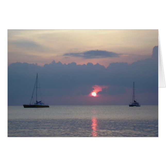 Cartão Aruba Sunset (Frente Horizontal)