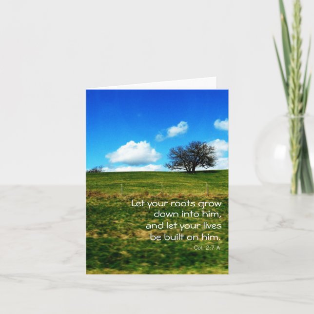 Cartão Árvore (Frente)