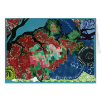 Cartão Árvore da turbulência