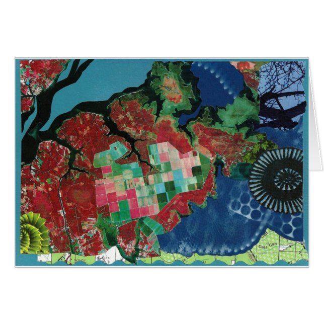 Cartão Árvore da turbulência (Frente Horizontal)