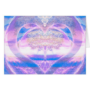 Cartão Árvore da vida com coração