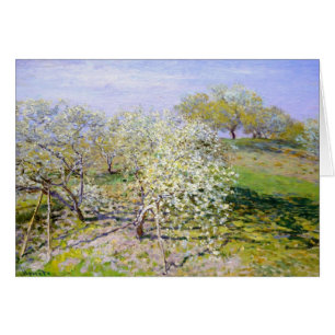 Cartão Árvore de Claude Monet Apple