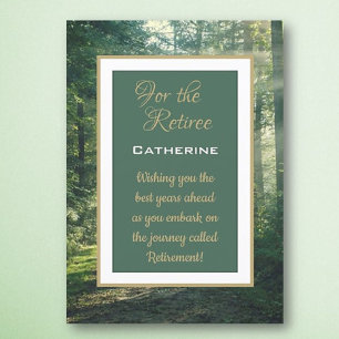 Cartão Árvore de Desejos Personalizados! Aposentação