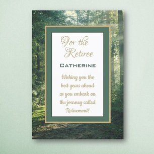 Cartão Árvore de Desejos Personalizados! Aposentação