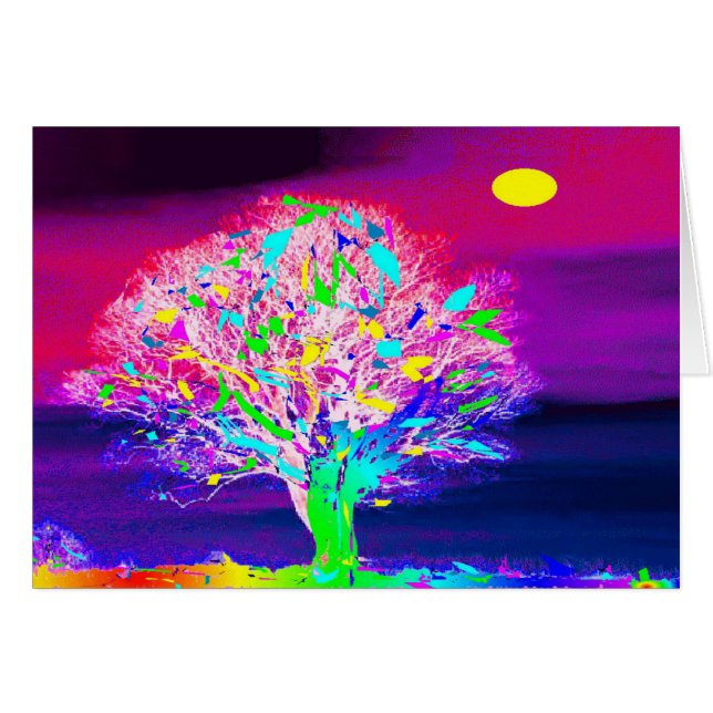 Cartão Árvore de incêndio (Frente Horizontal)