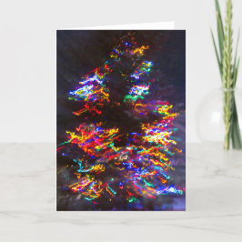 Cartão árvore de luz