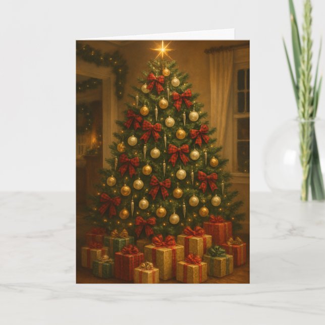 Cartão Árvore de Natal (Frente)
