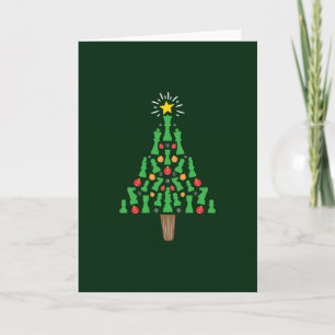 Cartão Árvore de Natal Chess Piece