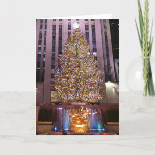 Cartão Árvore de Natal da Praça Rockefeller - 