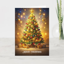 Árvore de Natal Decorada Feriado