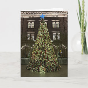 Cartão Árvore de Natal do Lotte New York Palace (2025) - 