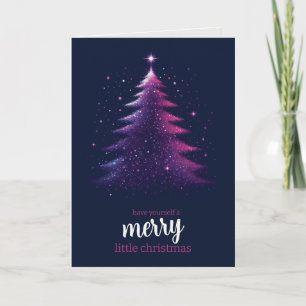 Cartão Árvore de Natal feliz