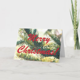 CARTÃO ÁRVORE DE NATAL FELIZ NATAL