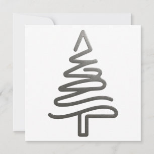 CARTÃO ÁRVORE DE NATAL MINIMALISTA