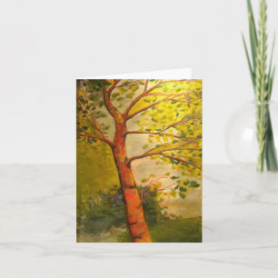 Cartão Árvore de outono