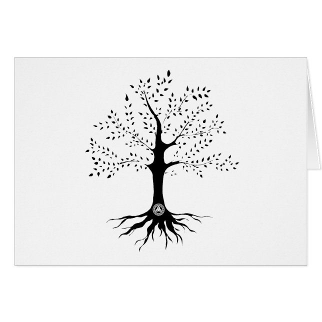 Cartão Árvore de vida (Frente Horizontal)