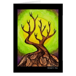 Cartão Árvore do luar