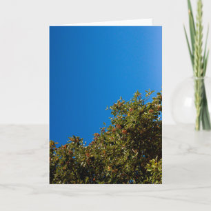 Cartão Árvore Floral Minimalista de Tramazeira Árvore da