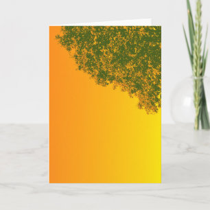 Cartão Árvore Floral Rowan Árvore da Vida Coragem Orienta