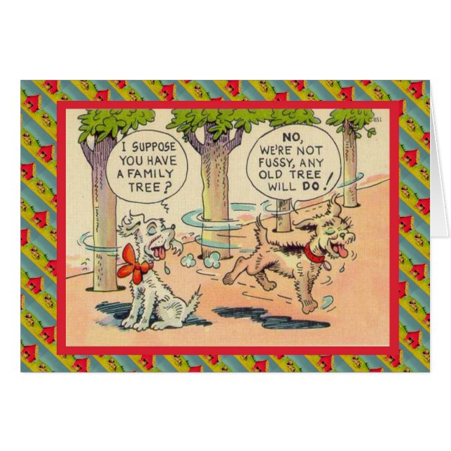 Cartão Árvore genealógica (Frente Horizontal)