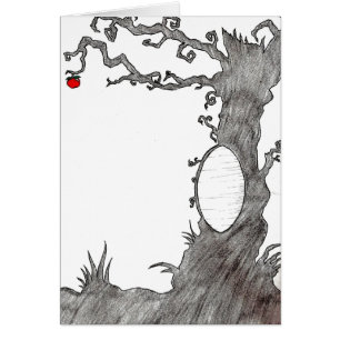 Cartão Árvore Mágica da Branca de Neve