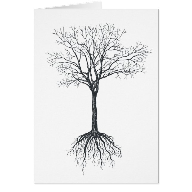 Cartão Árvore sem folhas (Frente)