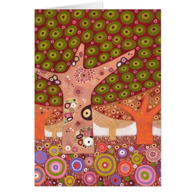 Cartão Árvores 2010 de Frogspawn (Frente)