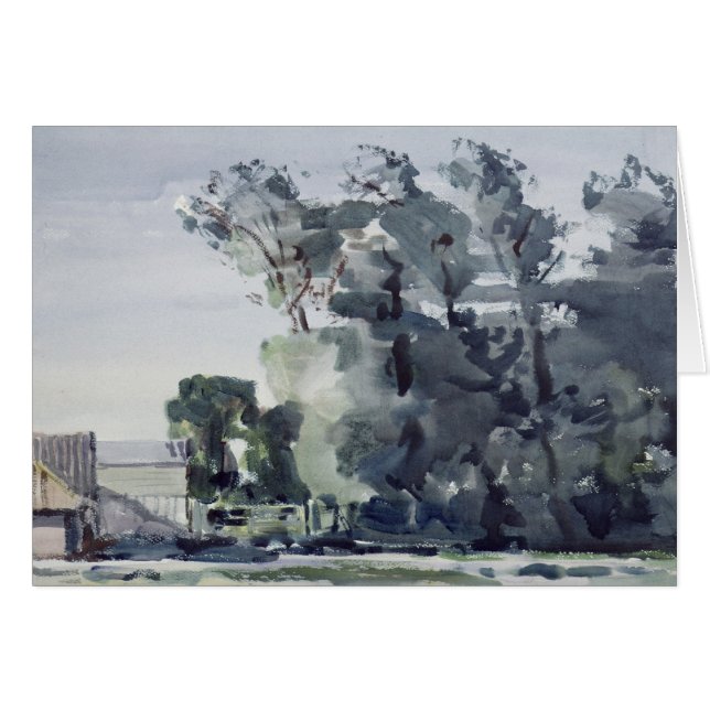 Cartão Árvores - alvorecer (Frente Horizontal)