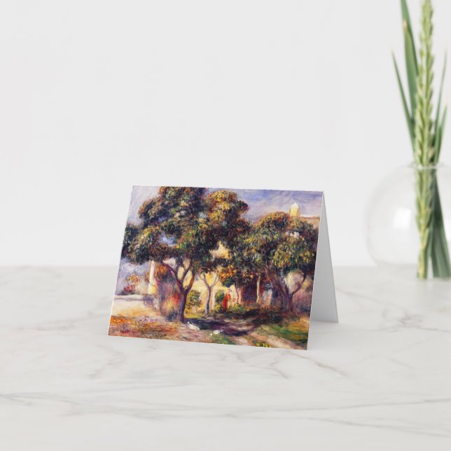 Cartão Árvores de nêspera, Cagnes (Frente)