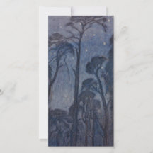 Árvores em Twilight (por Edward Robert Hughes)