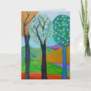 Cartão Árvores - Notecard